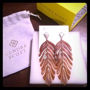 Kendra Scott Lotus statement earrings